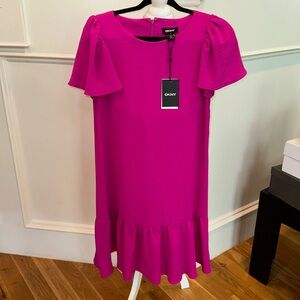 Hot pink, lightweight DKNY size 8 NWT